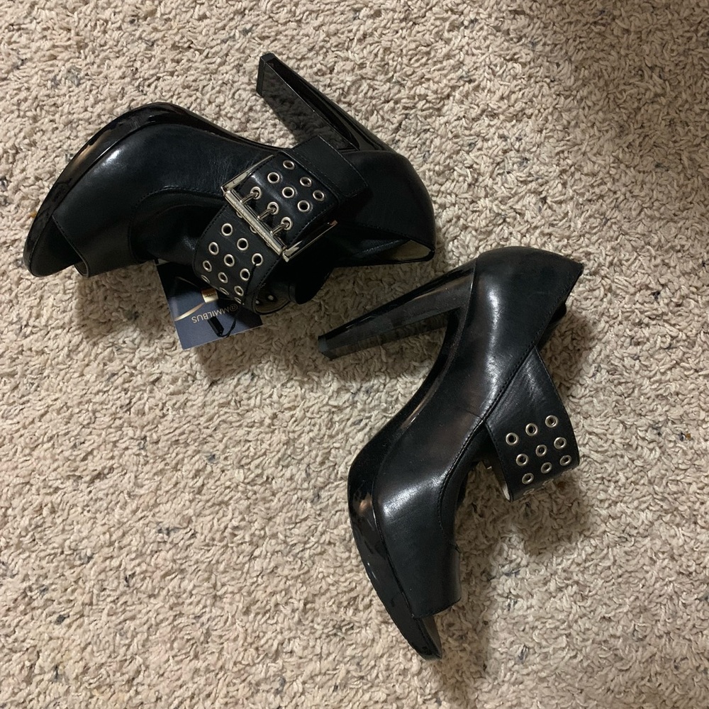 Michael Kors open toe boots